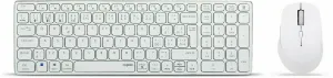 Rapoo 9700M Czech keyboard-Slovak keyboard White