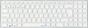 Rapoo E9100M Czech keyboard-Slovak keyboard White