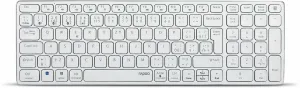 Rapoo E9700M Czech keyboard-Slovak keyboard White