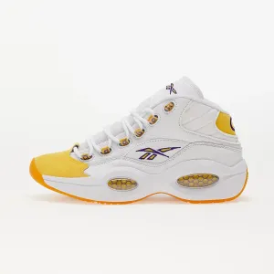 Reebok Question Mid White/ Yellow Thread/ Ultra Violet #1006765