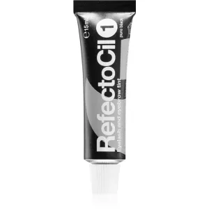 RefectoCil Eyelash and Eyebrow eyebrow and eyelash tint shade 1 Pure Black 15 ml #241640