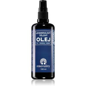 Renovality Original Series massage body oil with lavender 100 ml