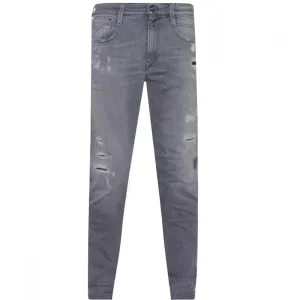Replay Men's Anbass Jeans Grey 32 30