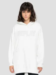 Replay Sweatshirt White #95427