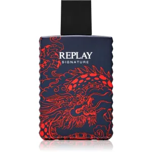 Replay Signature Red Dragon For Man Eau de Toilette for Men 100 ml