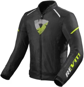 Rev'it! Sprint H2O Black/Neon Yellow 2XL Textile Jacket
