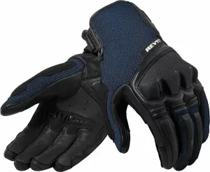 Rev'it! Gloves Duty Black/Blue 2XL Motorcycle Gloves #97027