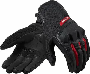 Rev'it! Gloves Duty Black/Red 2XL Motorcycle Gloves #97015