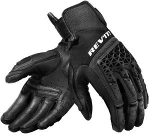 Rev'it! Gloves Sand 4 Black 2XL Motorcycle Gloves