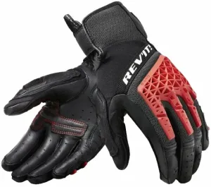 Rev'it! Gloves Sand 4 Black/Red S Motorcycle Gloves