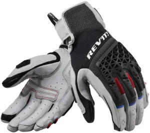 Rev'it! Gloves Sand 4 Light Grey/Black XL Motorcycle Gloves