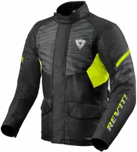 Rev'it! Jacket Duke H2O Black/Neon Yellow L Textile Jacket