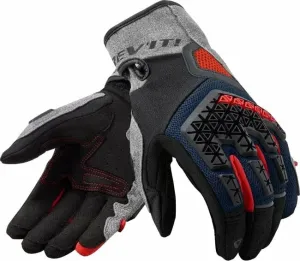 Rev'it! Gloves Mangrove Silver/Blue 2XL Motorcycle Gloves