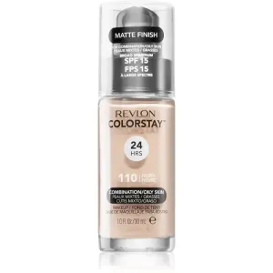 Revlon Cosmetics ColorStay™ long-lasting mattifying foundation for oily and combination skin shade 110 Ivory 30 ml
