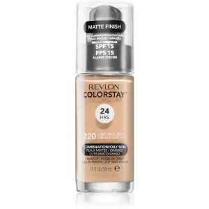 Revlon Cosmetics ColorStay™ long-lasting mattifying foundation for oily and combination skin shade 220 Natural Beige 30 ml