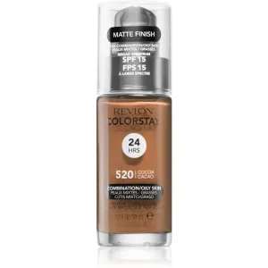 Revlon Cosmetics ColorStay™ long-lasting mattifying foundation for oily and combination skin shade 520 Cocoa 30 ml