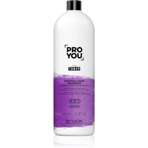 Revlon Professional Pro You The Toner shampoo for neutralising brassy tones for blonde and grey hair 1000 ml