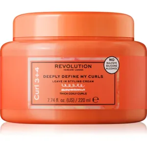 Revolution Haircare My Curls 3+4 Deeply Define My Curls Styling Cream for Curly Hair 220 ml