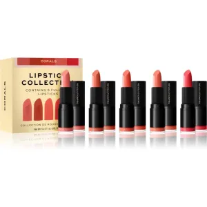 Revolution PRO Lipstick Collection satin lipstick gift set shade Corals 5x3,2 g
