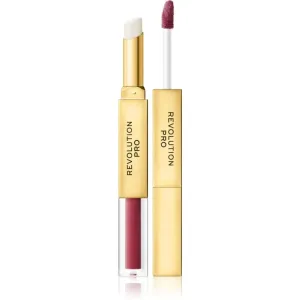 Revolution PRO Supreme Stay 24h Lip Duo ultra-matt liquid lipstick with balm shade Thirst 2,5 g