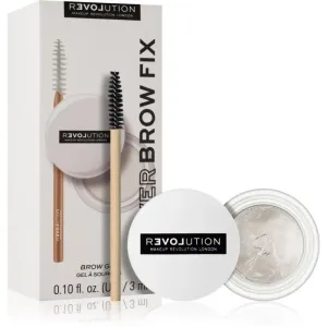 Revolution Relove Power Brow eyebrow gel with brush shade Clear 3 ml