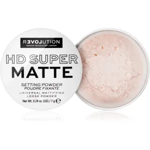 Revolution Relove HD Super Matte translucent setting powder with matt effect shade Transparent 7 g