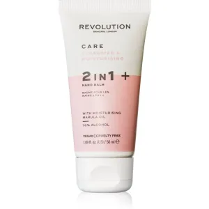 Revolution Skincare Hand Care Sanitiser and Moisture Balm cleansing hand gel with moisturising effect 50 ml