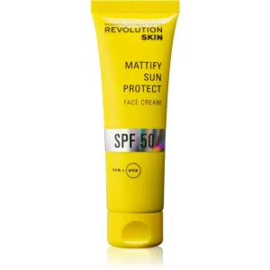 Revolution Skincare Sun Protect Mattify protective mattifying cream for the face SPF 50 50 ml