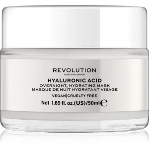 Revolution Skincare Hyaluronic Acid overnight moisturising mask for the face 50 ml