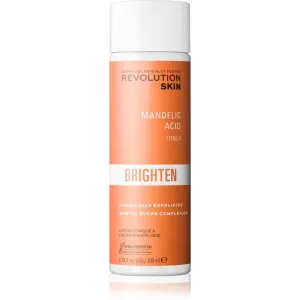 Revolution Skincare Brighten Mandelic Acid gentle exfoliating toner to smooth skin and minimise pores 200 ml