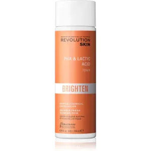 Revolution Skincare Brighten PHA & Lactic Acid gentle exfoliating toner for dry and sensitive skin 200 ml