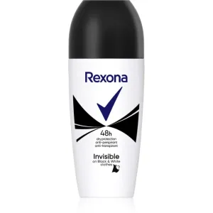Rexona Invisible on Black + White Clothes roll-on antiperspirant 48h 50 ml