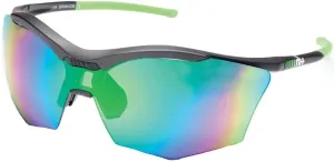 RH+ Ultra Stylus Neon Green/Dark Grey/Orange/Green Flash Green/Violet Cycling Glasses