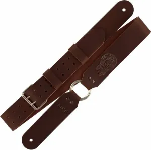 Richter Brent Hinds Signature Leather guitar strap Brown