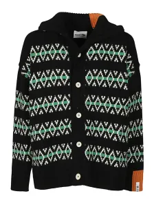 RIGHT FOR - Wool Jaquard Cardigan #1268678