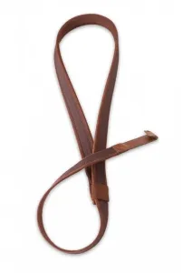 RightOnStraps Classical-Hook Leather guitar strap Brown
