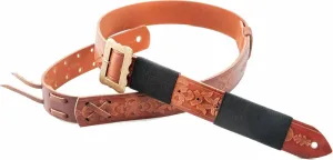 RightOnStraps Legend BM Bohemian Leather guitar strap Woody