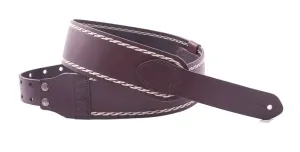 RightOnStraps Magic60 Leather guitar strap Brown