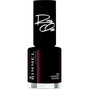 Rimmel 60 Seconds By Rita Ora quick-drying nail polish shade 901 Darkest Desires 8 ml