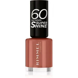 Rimmel 60 Seconds Super Shine nail polish shade 130 Caramel Candy 8 ml
