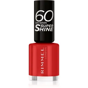 Rimmel 60 Seconds Super Shine nail polish shade 430 Coralicious 8 ml