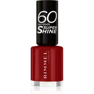 Rimmel 60 Seconds Super Shine nail polish shade 713 Strawberry Fizz 8 ml
