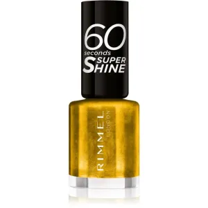 Rimmel 60 Seconds Super Shine nail polish shade 831 Oh My Gold! 8 ml