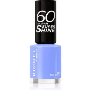 Rimmel 60 Seconds Super Shine nail polish shade 856 Blue Breeze 8 ml