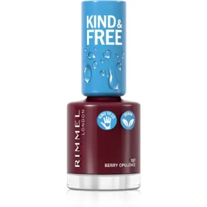 Rimmel Kind & Free nail polish shade 157 Berry Opulence 8 ml