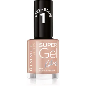 Rimmel Super Gel By Kate gel nail polish without UV/LED sealing shade 012 Soul Session 12 ml