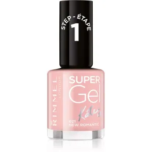 Rimmel Super Gel By Kate gel nail polish without UV/LED sealing shade 021 New Romantic 12 ml