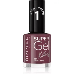 Rimmel Super Gel By Kate gel nail polish without UV/LED sealing shade 054 Trust You 12 ml