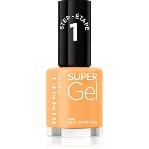 Rimmel Super Gel gel nail polish without UV/LED sealing shade 046 Zest Of Friends 12 ml