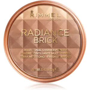 Rimmel Radiance Brick bronzing illuminating powder shade 002 Medium 12 g